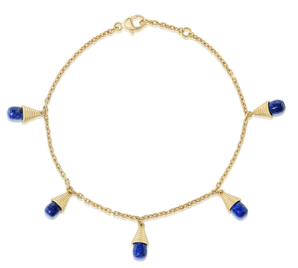 Golden Spiral Station Bracelet