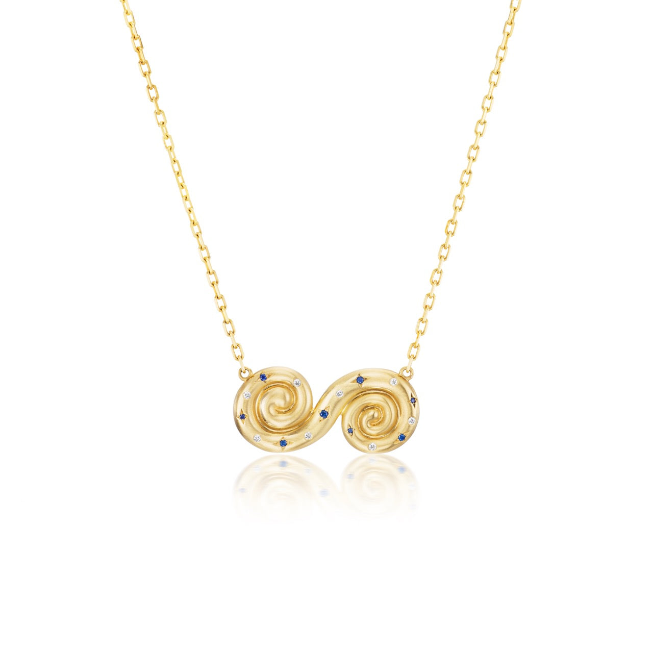 Large Spiral Necklace