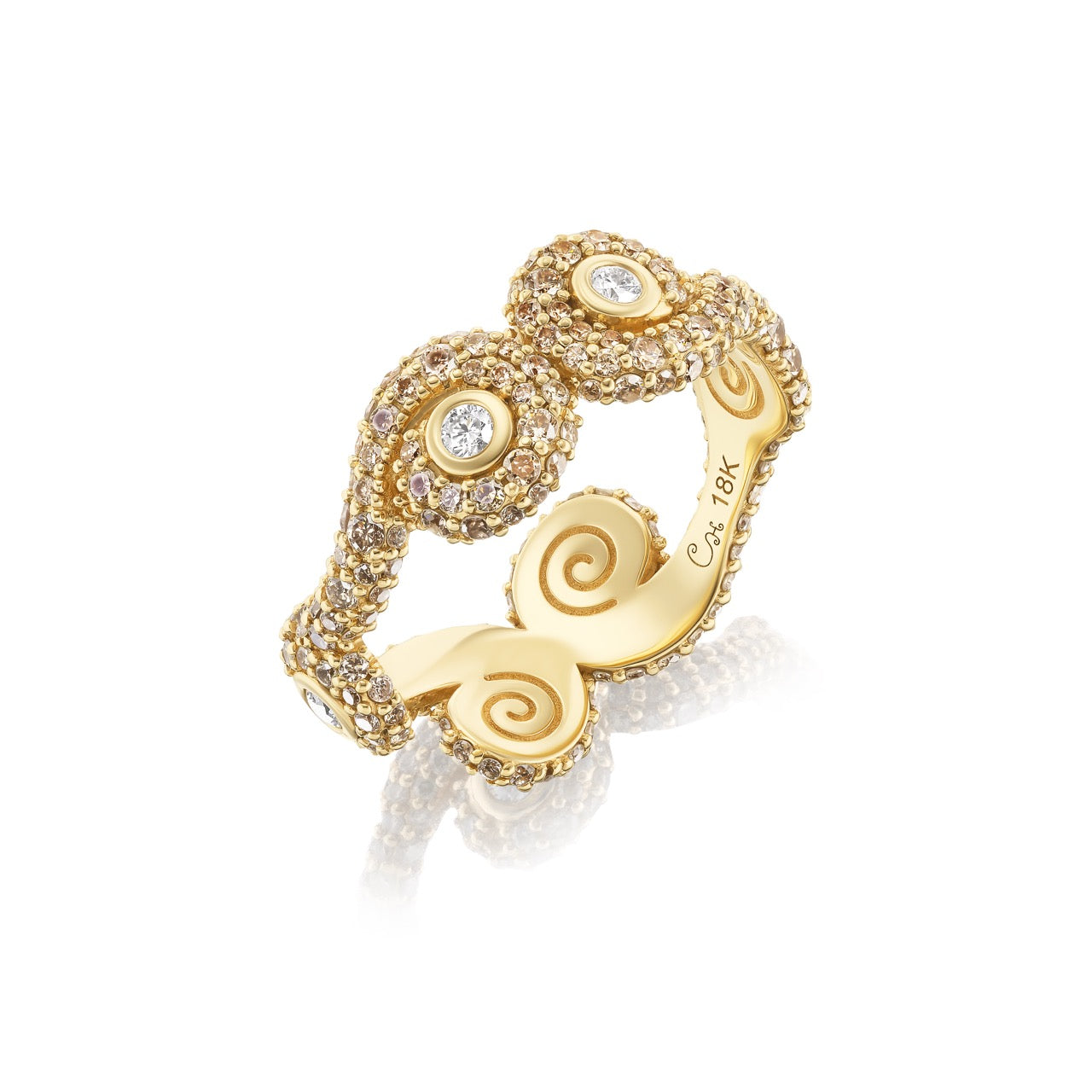 Celestial Spiral Ring