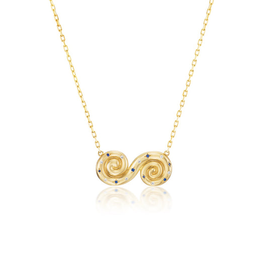 Large Spiral Necklace