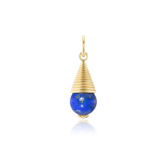Golden Spiral Bead Necklace